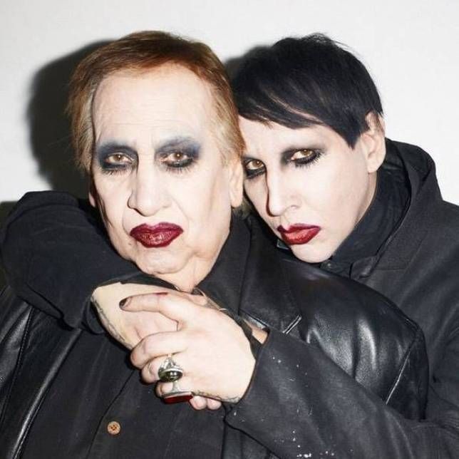 Marilyn Manson a jeho otec Hugh Warner